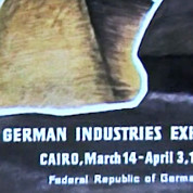 Plakat zur Deutschen Industrieausstellung in Kairo 1957 – © IMAG