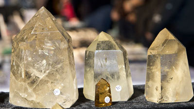 Stuttgarter Messeherbst 2014 Mineralien und Fossilien