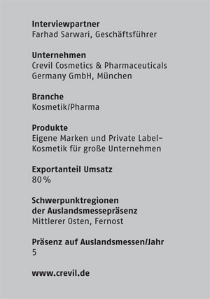 Crevil Cosmetics & Pharmaceuticals Germany GmbH, München