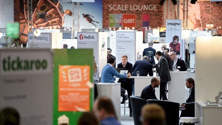 SCALE 11: der Start-up-Bereich in Halle 11 auf der CeBIT/Deutsche Messe AG