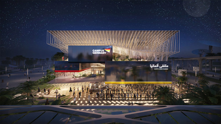 Der Deutsche Pavillon auf der EXPO 2020 DUBAI (Animation)